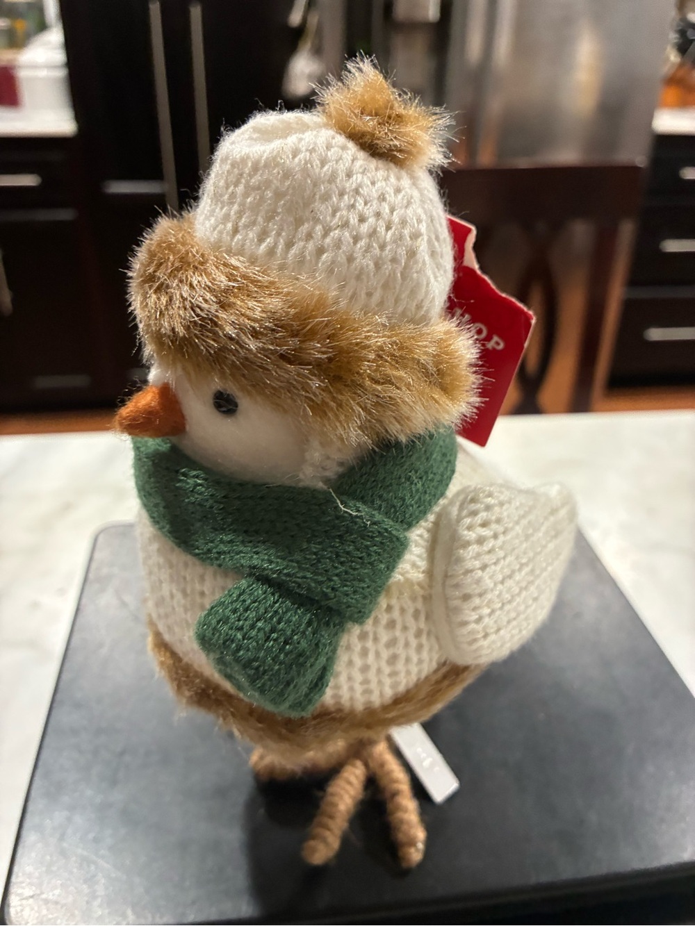 Rare 2017 Target Wondershop Winter Bird Tahoe With Foot Tag Green Scarf Pompom